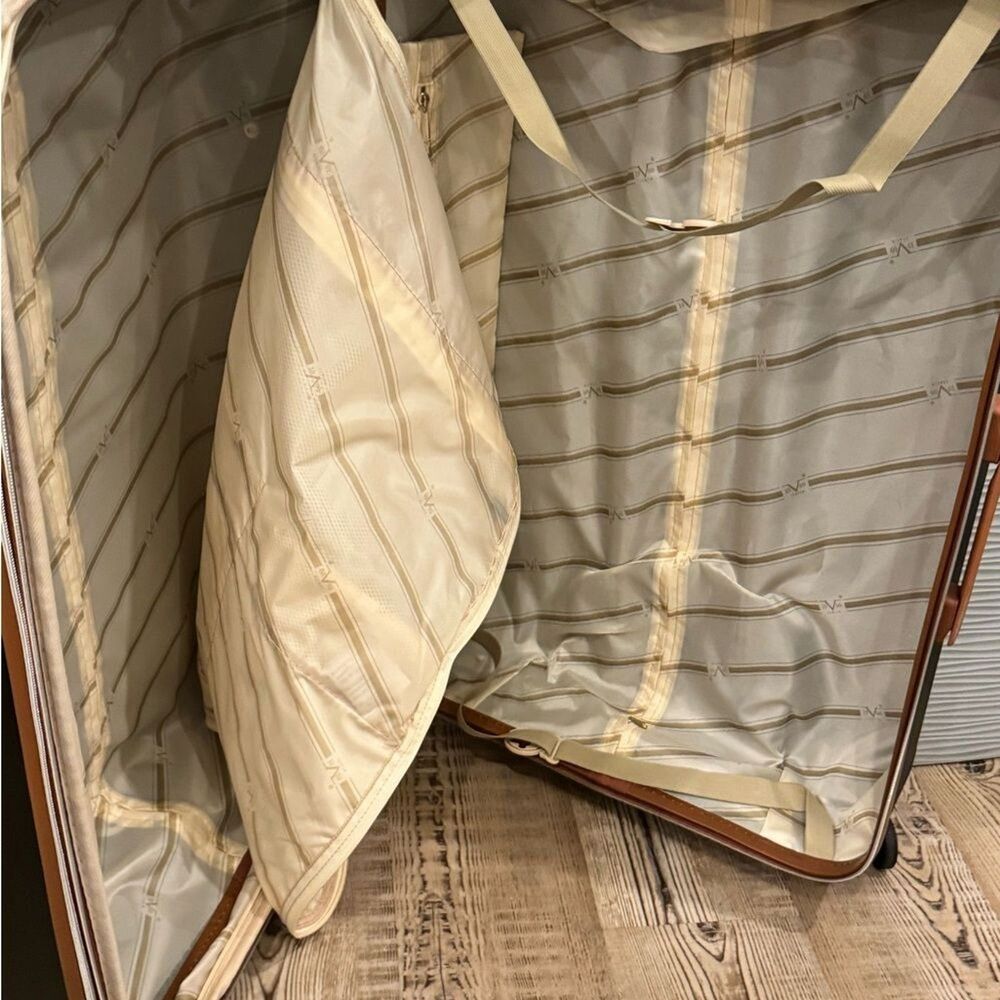 19V69 ITALIA Vintage Expandable Medium Checked 1pc Luggage,suitcase travel bag - Picture 12 of 15